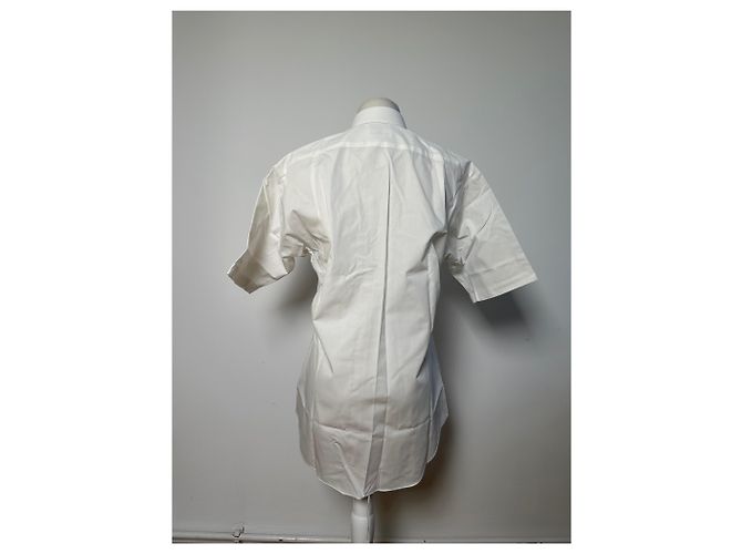Camicia vintage Courreges in misto cotone bianca L Bianco - vista 10