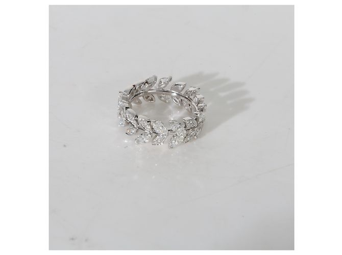 Anello Victoria Vine in platino e diamanti Tiffany & Co. - vista 6