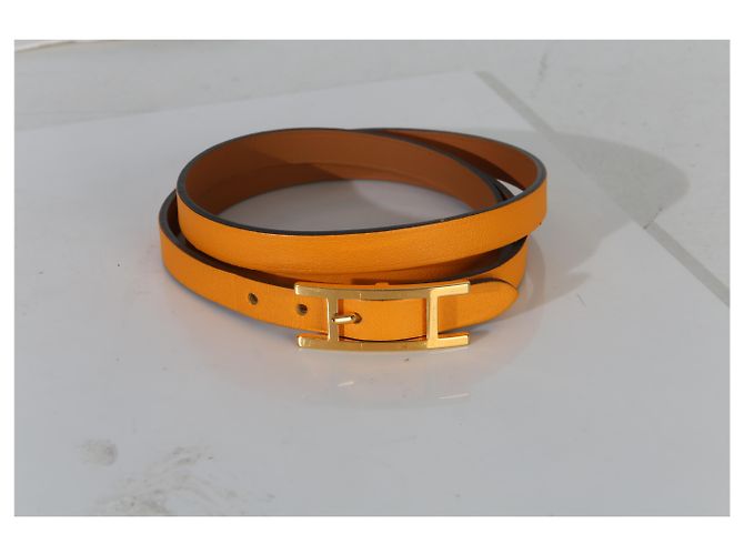 Hermès Behapi Triple Tour Armband vergoldet - Ansicht 5