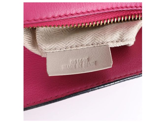 Piccola borsa a 2 vie in pelle LOEWE Puzzle rosa Beige - vista 10
