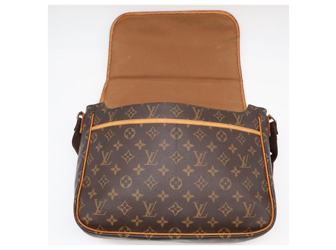 Borsa a Spalla Louis Vuitton Monogram Messenger Bosphore GM M40105 Marrone Beige - vista 14