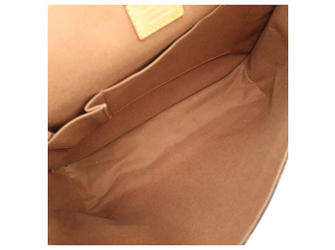 Borsa a Spalla Louis Vuitton Monogram Messenger Bosphore GM M40105 Marrone Beige - vista 15