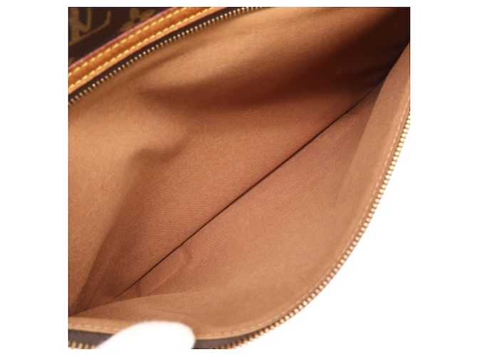 Borsa a Spalla Louis Vuitton Monogram Messenger Bosphore GM M40105 Marrone Beige - vista 18