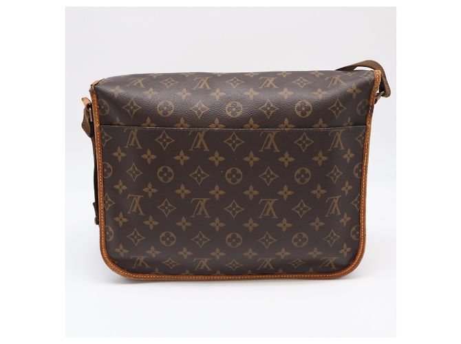 Borsa a Spalla Louis Vuitton Monogram Messenger Bosphore GM M40105 Marrone Beige - vista 2