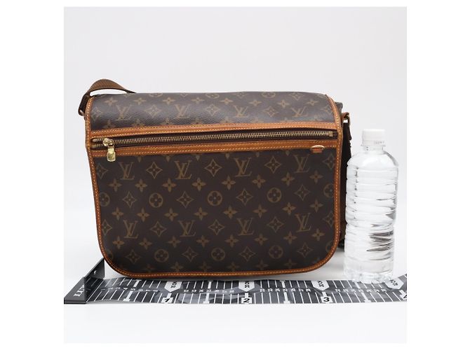 Borsa a Spalla Louis Vuitton Monogram Messenger Bosphore GM M40105 Marrone Beige - vista 3