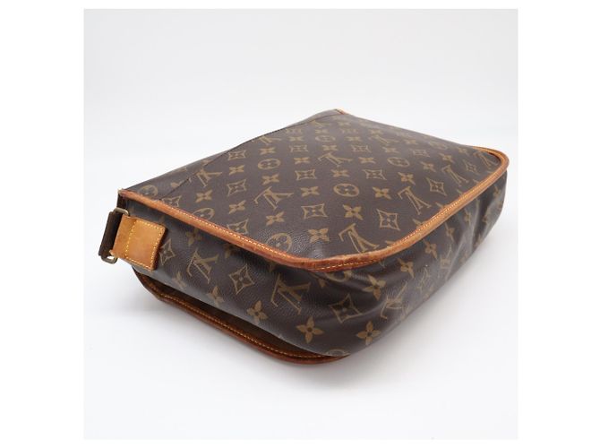 Borsa a Spalla Louis Vuitton Monogram Messenger Bosphore GM M40105 Marrone Beige - vista 6
