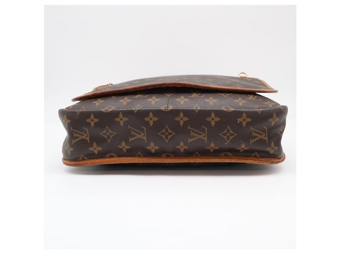 Borsa a Spalla Louis Vuitton Monogram Messenger Bosphore GM M40105 Marrone Beige - vista 7