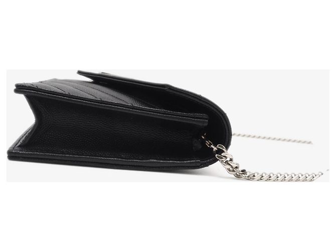 Portafoglio a bustina con catena Cassandra Yves Saint Laurent Nero - vista 6