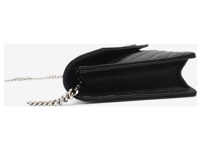 Portafoglio a bustina con catena Cassandra Yves Saint Laurent Nero - vista 7