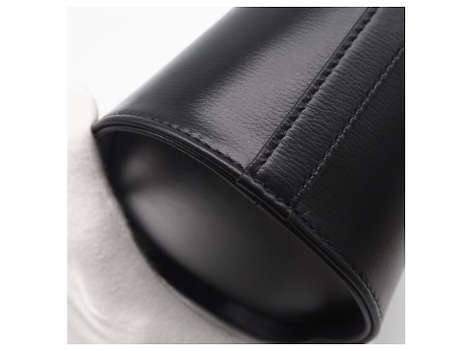 Borsa a tracolla mini bucket in pelle GUCCI Nero - vista 10