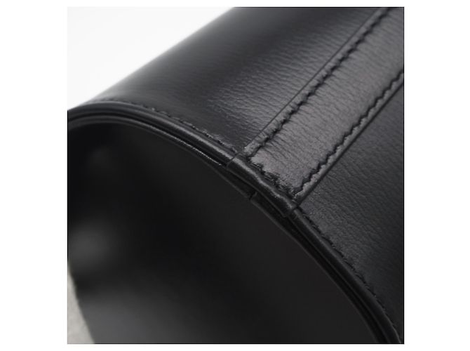 Borsa a tracolla mini bucket in pelle GUCCI Nero - vista 11
