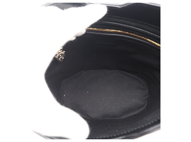 Borsa a tracolla mini bucket in pelle GUCCI Nero - vista 13