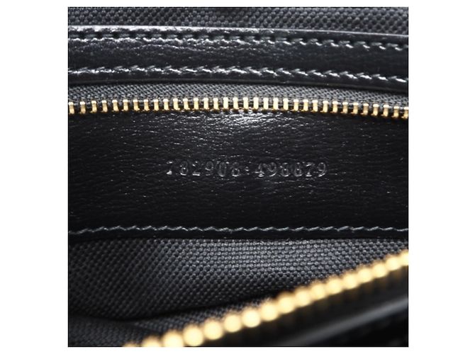 Borsa a tracolla mini bucket in pelle GUCCI Nero - vista 16