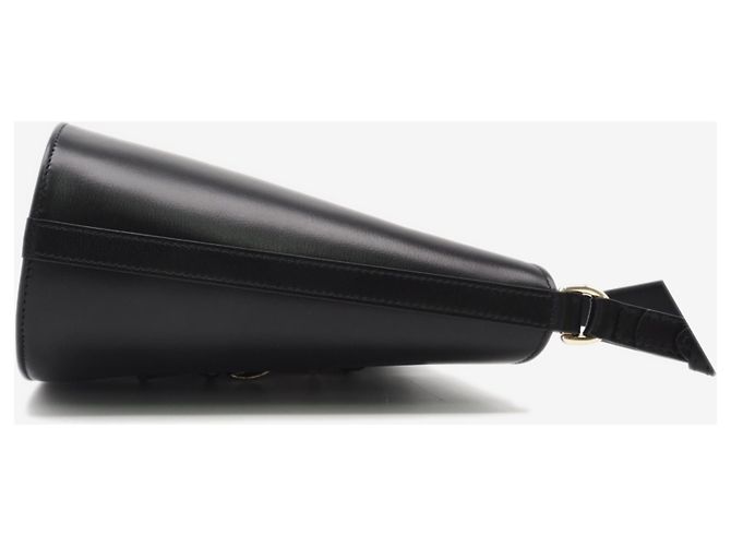 Borsa a tracolla mini bucket in pelle GUCCI Nero - vista 6