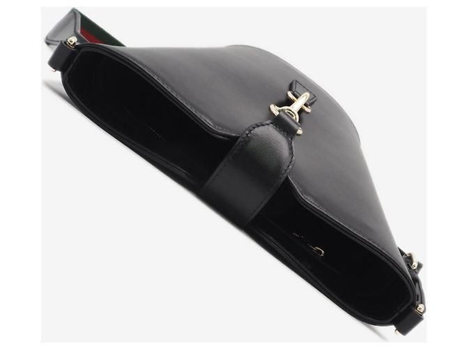 Borsa a tracolla mini bucket in pelle GUCCI Nero - vista 9