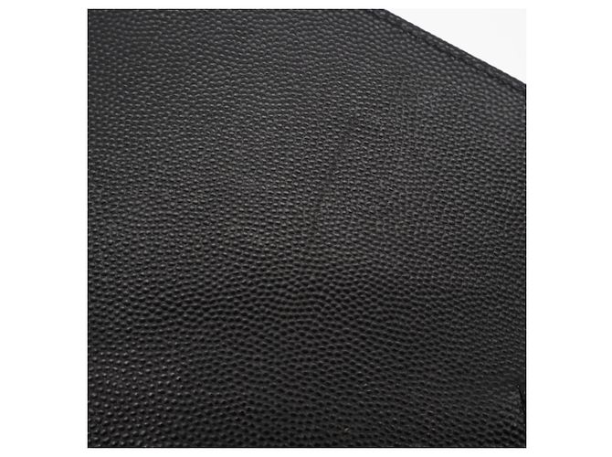 Sac à bandoulière en cuir de veau noir Yves Saint Laurent - vue 12
