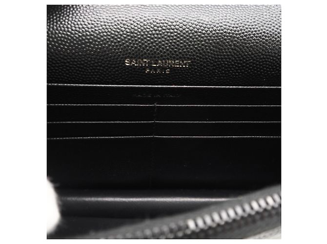 Sac à bandoulière en cuir de veau noir Yves Saint Laurent - vue 14