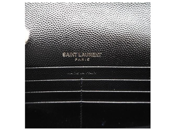 Sac à bandoulière en cuir de veau noir Yves Saint Laurent - vue 17