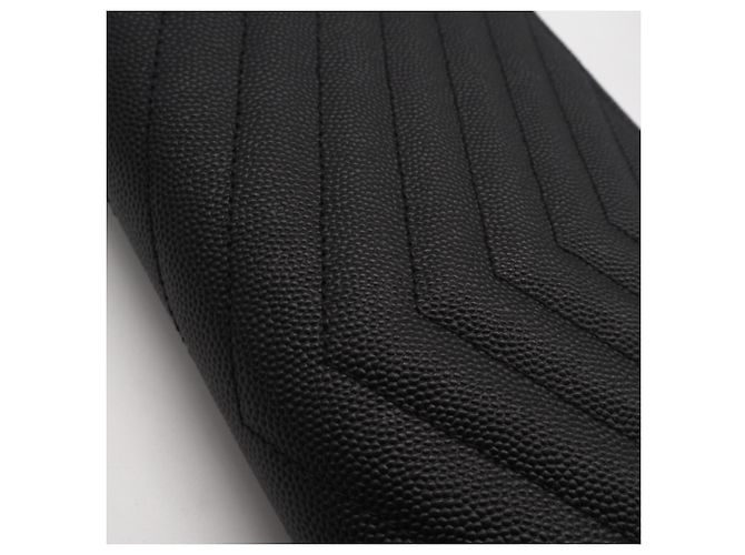 Sac à bandoulière en cuir de veau noir Yves Saint Laurent - vue 4