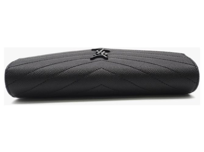 Sac à bandoulière en cuir de veau noir Yves Saint Laurent - vue 9