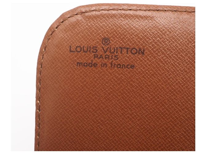 Borsa a spalla Louis Vuitton Monogram Cartouchiere PM M51254 Marrone Beige - vista 14