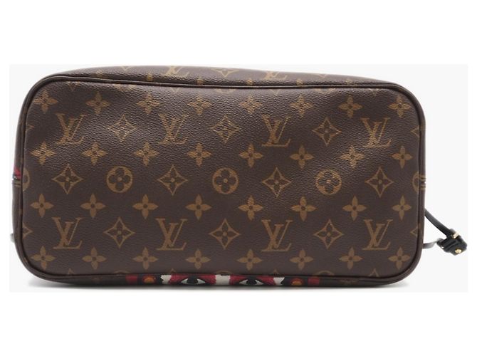 Sac à main Louis Vuitton Monogram Neverfull MM Collaboration Kansai Yamamoto Marron Multicolore - vue 8