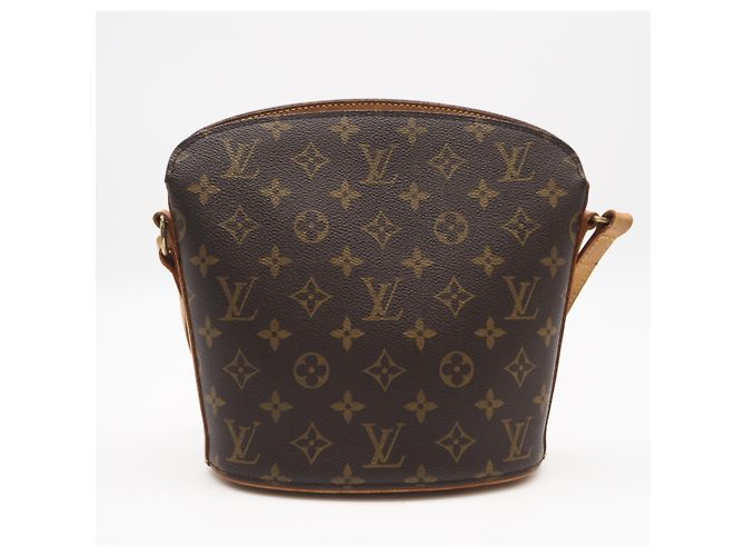Bolso de Hombro Louis Vuitton Monogram Druot Castaño Beige - vista 2