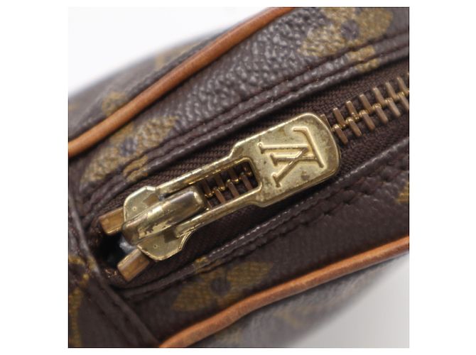 Borsa a tracolla Louis Vuitton Monogram Mini Danube Marrone Beige - vista 11