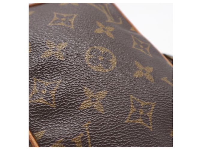 Borsa a tracolla Louis Vuitton Monogram Mini Danube Marrone Beige - vista 4