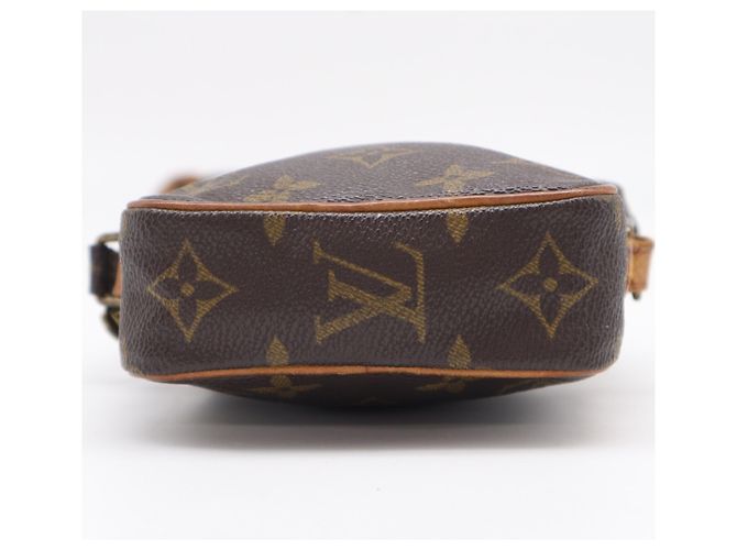 Borsa a tracolla Louis Vuitton Monogram Mini Danube Marrone Beige - vista 7