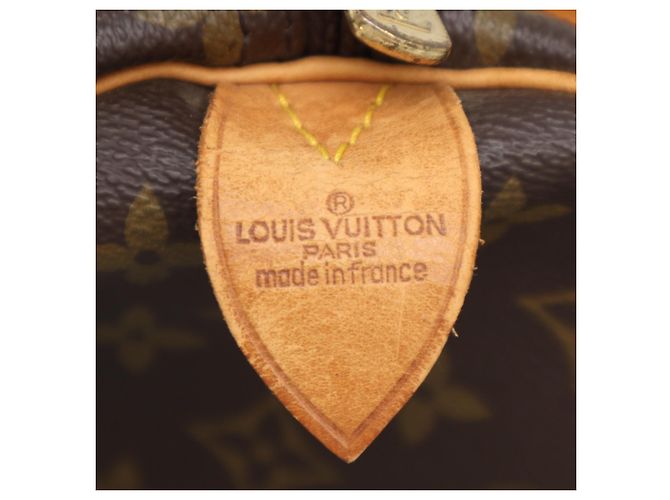 Borsa Boston Louis Vuitton Monogram Keepall 60 Marrone Beige - vista 12