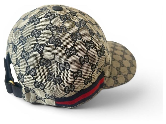 Gucci GG Supreme Baseballkappe Beige Monogramm - Ansicht 4