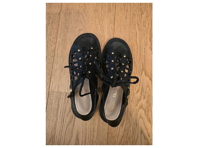 Sandali Dior in pelle nera Nero - vista 5