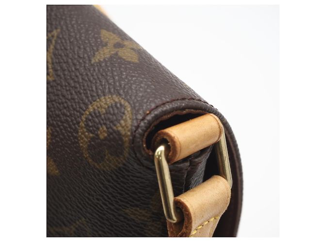 Borsa a Spalla Louis Vuitton Monogram Musette Salsa Marrone Beige - vista 11