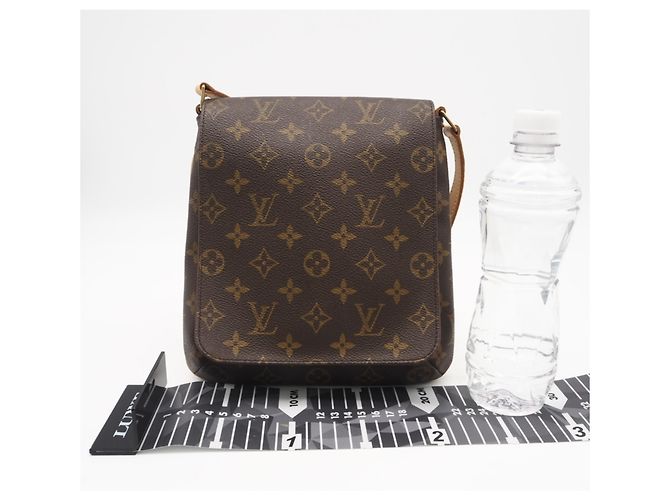 Borsa a Spalla Louis Vuitton Monogram Musette Salsa Marrone Beige - vista 3