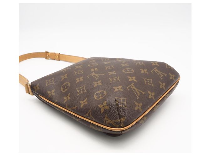 Borsa a Spalla Louis Vuitton Monogram Musette Salsa Marrone Beige - vista 8