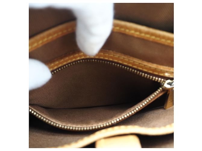 Borsa Louis Vuitton Monogram Vavin PM Marrone Beige - vista 18