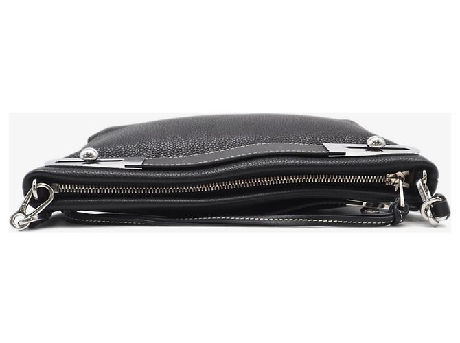 Piccola borsa a tracolla in pelle Loewe Missy Nero - vista 10