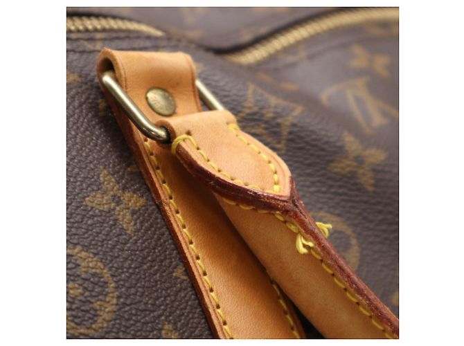 Borsa Louis Vuitton Monogram Keepall 60 Marrone Beige - vista 10