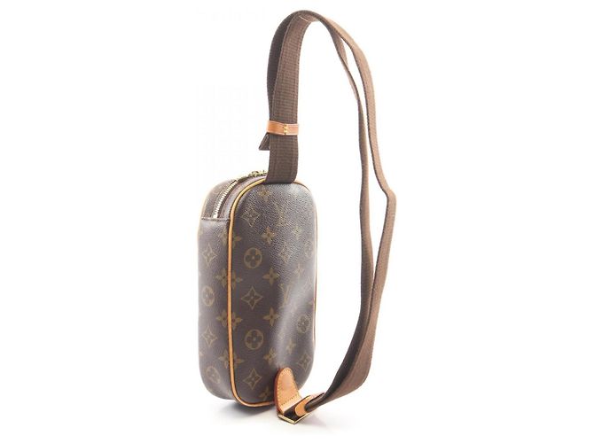 Pochette Gange Monogram Louis Vuitton Vita Marrone Monogramma - vista 2
