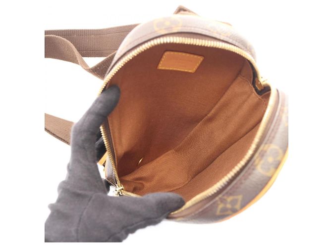 Pochette Gange Monogram Louis Vuitton Vita Marrone Monogramma - vista 3