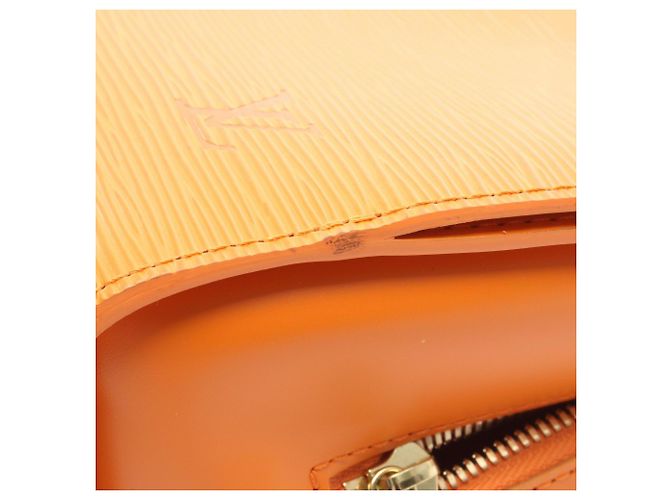 Borsa Louis Vuitton Pont Neuf Epi Mandarin Arancione Grigio - vista 6