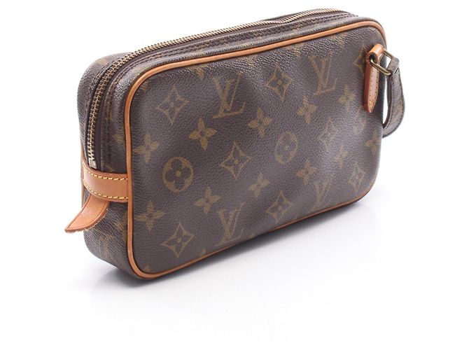 Borsa a tracolla Louis Vuitton Marly Bandoulière Marrone Monogramma - vista 2