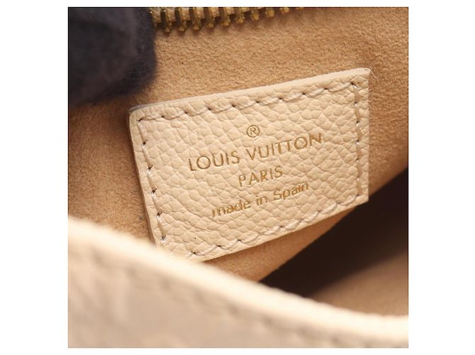 Borsa Louis Vuitton Mini Moon Monogram Empreinte Crudo - vista 4