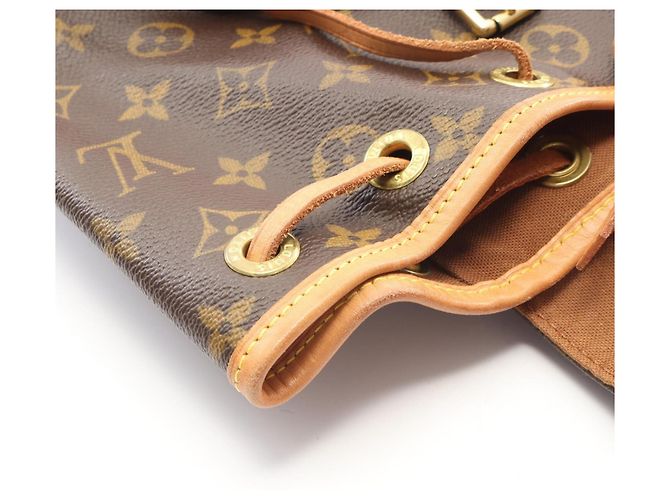 Zaino/Borsa Mini Montsouris Monogram Louis Vuitton Marrone Monogramma - vista 10