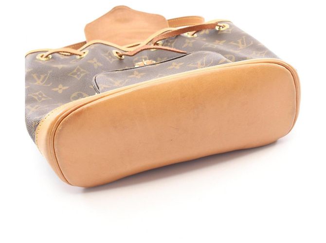 Zaino/Borsa Mini Montsouris Monogram Louis Vuitton Marrone Monogramma - vista 7