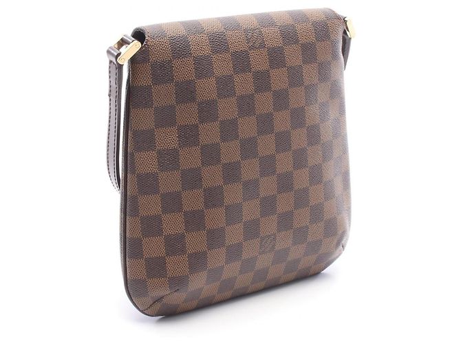 Borsa a Spalla Louis Vuitton Musette Salsa Marrone Damier ebene - vista 2