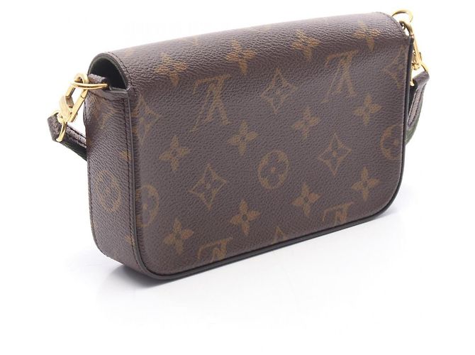Louis Vuitton Multi Pochette Felicie Marrone Verde Monogramma - vista 2