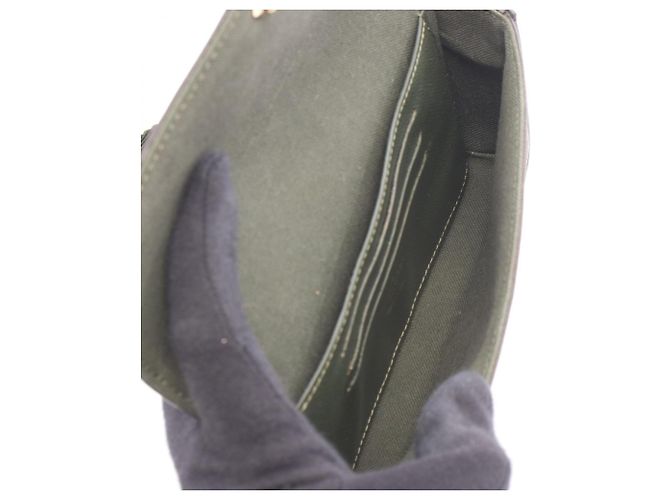 Louis Vuitton Multi Pochette Felicie Marrone Verde Monogramma - vista 3