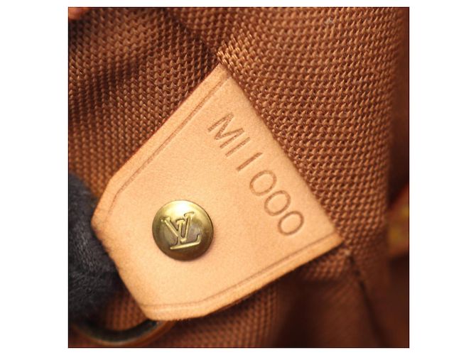 Zaino Louis Vuitton Montsouris GM Monogram Marrone Monogramma - vista 5